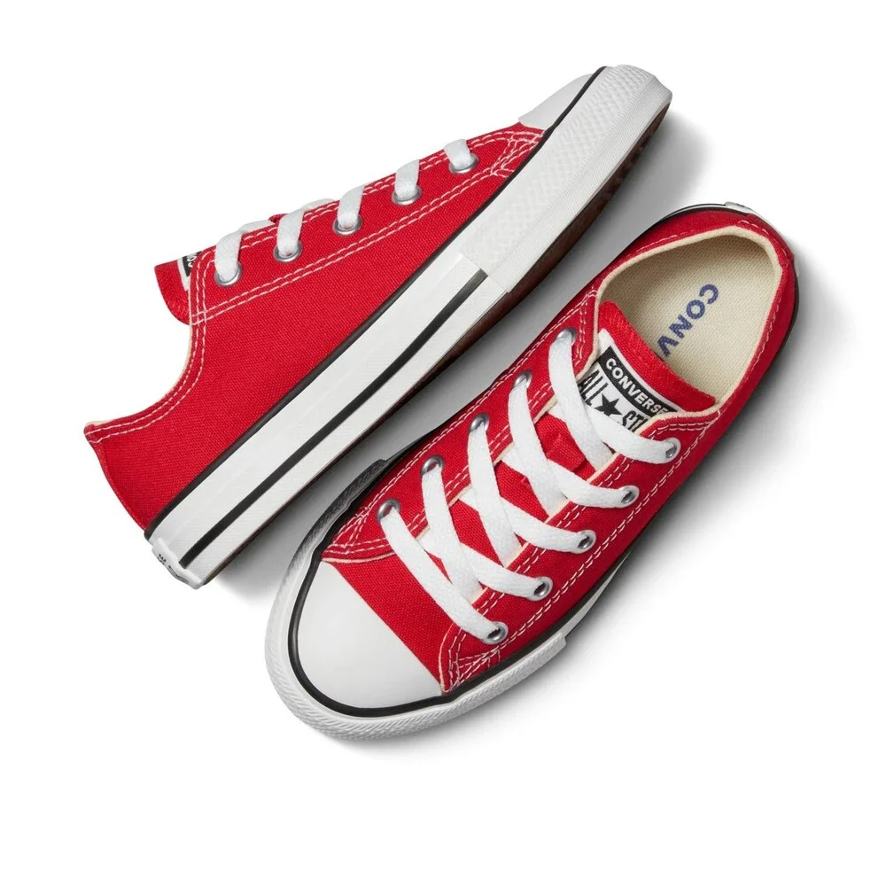 Converse Chuck Taylor All Star OX 3J236 Sneakers Kids US 2 M Red Shoes HTAT1711